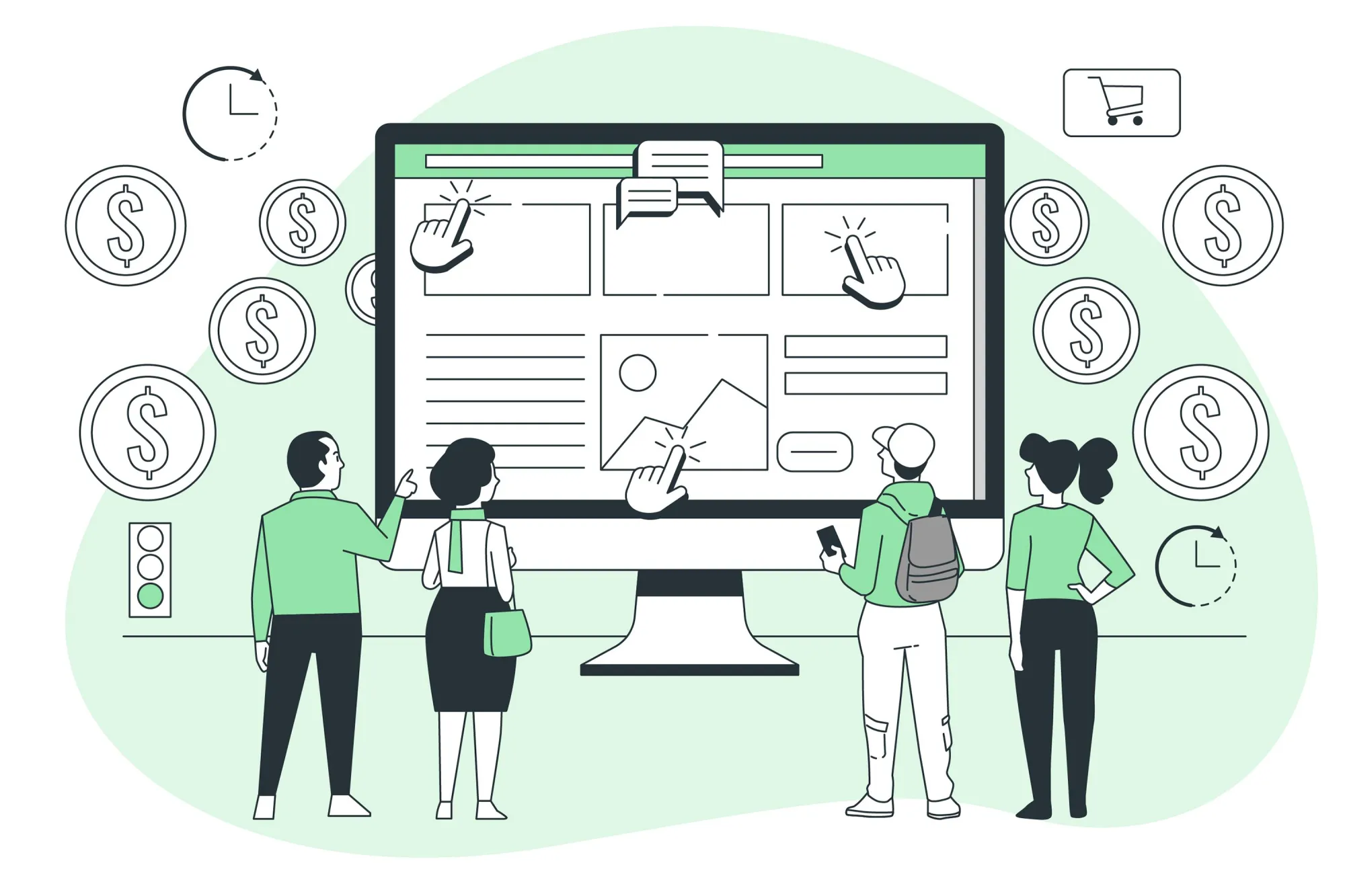 10 أفكار لتصميم الصفحة المقصودة لزيادة التحويلات