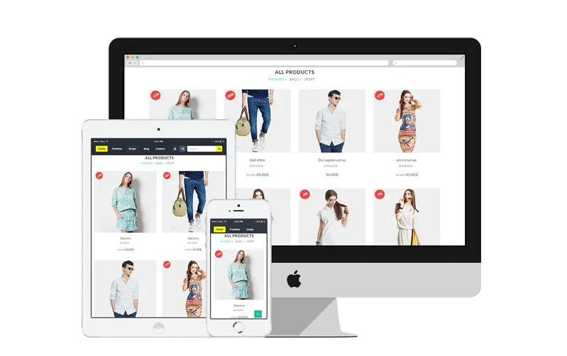 من الصفات الجيدة لتصميم متجر إلكتروني مناسب أن يكون متجاوب مع الهواتف المحمولة