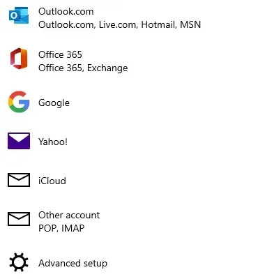 فتح ايميل info على الحاسوب من تجرة