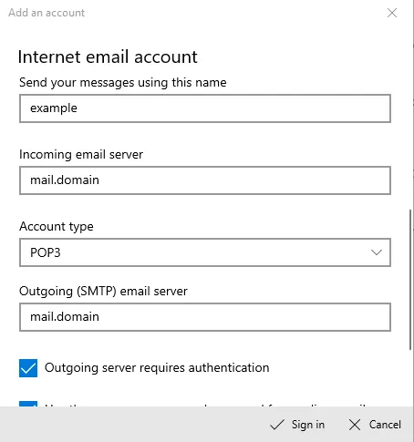 طريقة فتح ايميل info